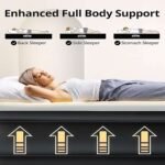Air Mattress with Built-in Pump Raised for Guests Home, 18″ Blow Up Mattress Self Inflatable Mattress in 2 Mins Portable Foldable Anywhere Air Bed with Carrying Bag Colchones Inflables - Image 3